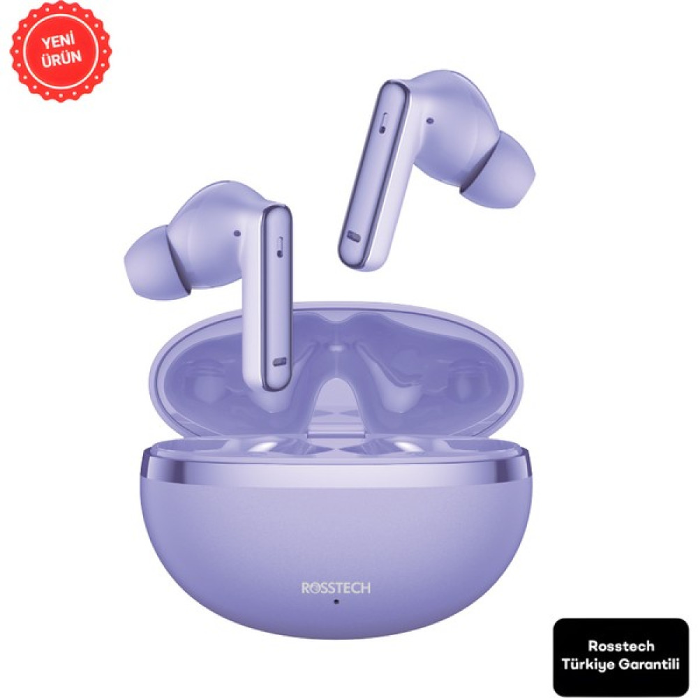 Rosstech Soundparty RS-300 Aktif Gürültü Önleyici Şeffaf Mod Bluetooth Mikrofonlu Kulaklık - Mor Oto Boyaları Fiyatı