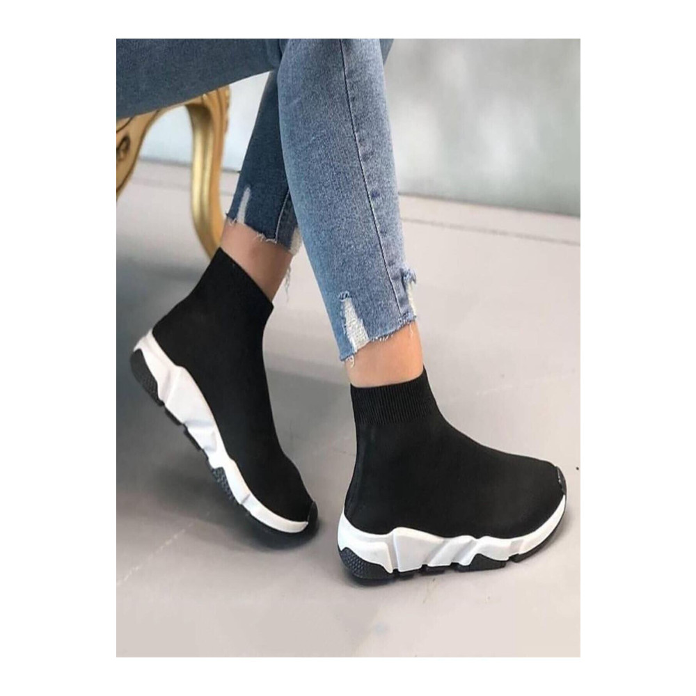ROSTO Unisex Çorap Tarzı Bez Ayakkabı 38 Beden Spor Ayakkabı Fiyatı