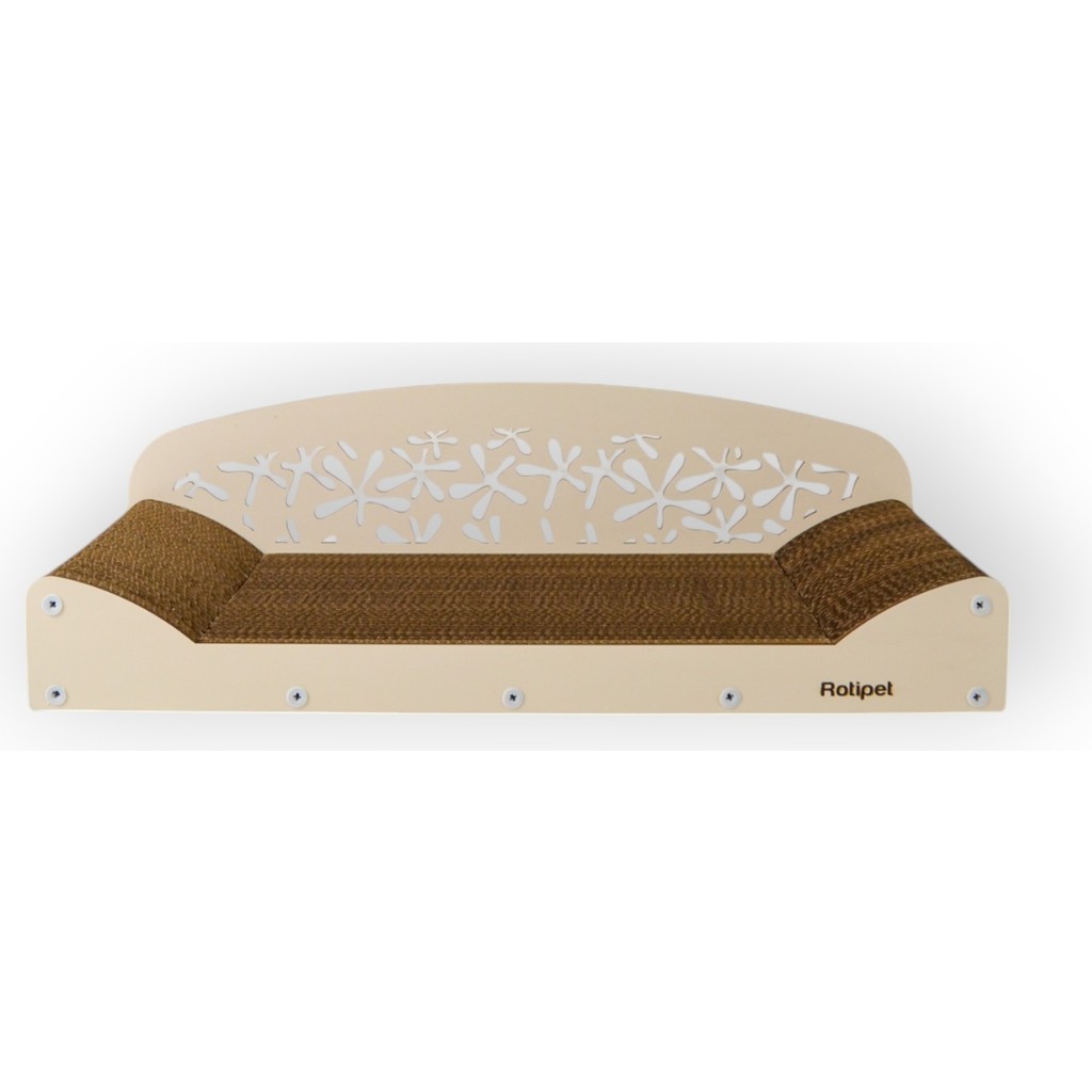 Rotipet Karton Kedi Tırmalama Geniş Koltuk Krem 68X20X25 cm - Krem Rengi Evcil Hayvan Ürünleri Fiyatı