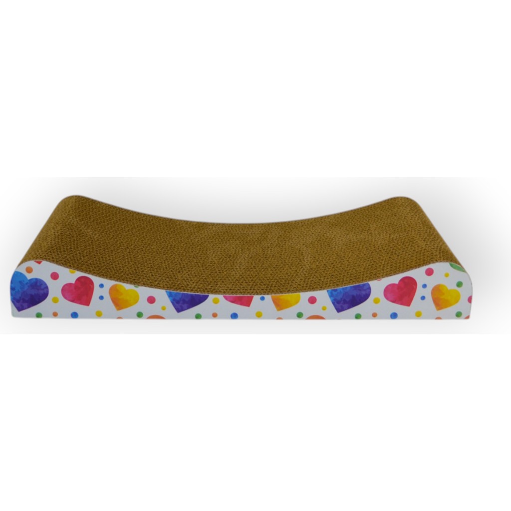 Rotipet Karton Kedi Tırmalama Luma 58X23X8CM Kalp Desenli Diğer Fiyatı