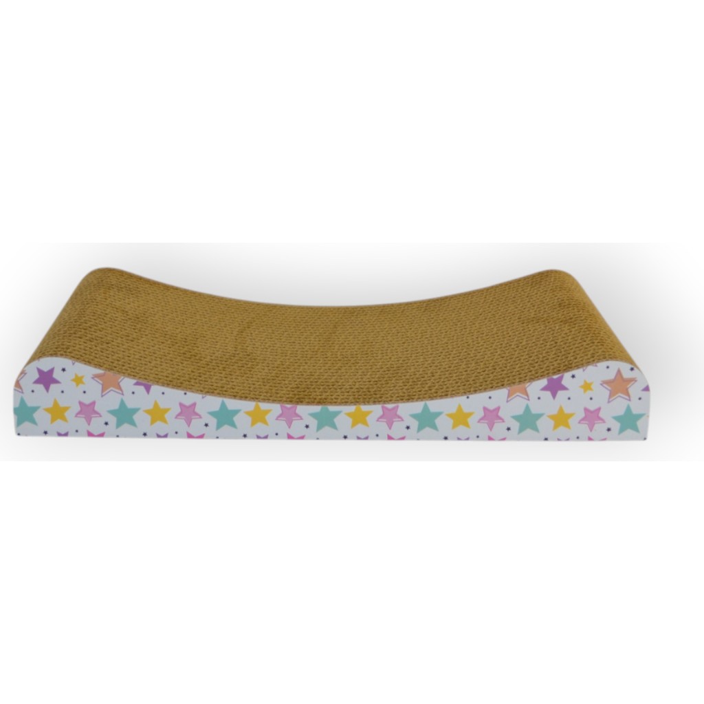 Rotipet Karton Kedi Tırmalama Luma 58X23X8CM Yıldız Desenli Diğer Fiyatı