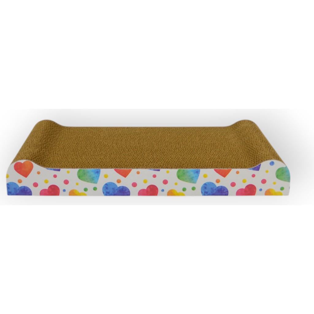 Rotipet Karton Kedi Tırmalama Snugg 43,5X21X6CM Kalp Desenli Evcil Hayvan Ürünleri Fiyatı