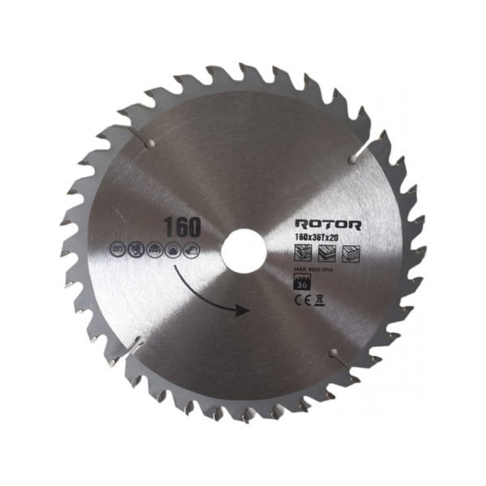 Rotor 160X20 36T Ahşap Kesme Diski Oto Boyaları Fiyatı