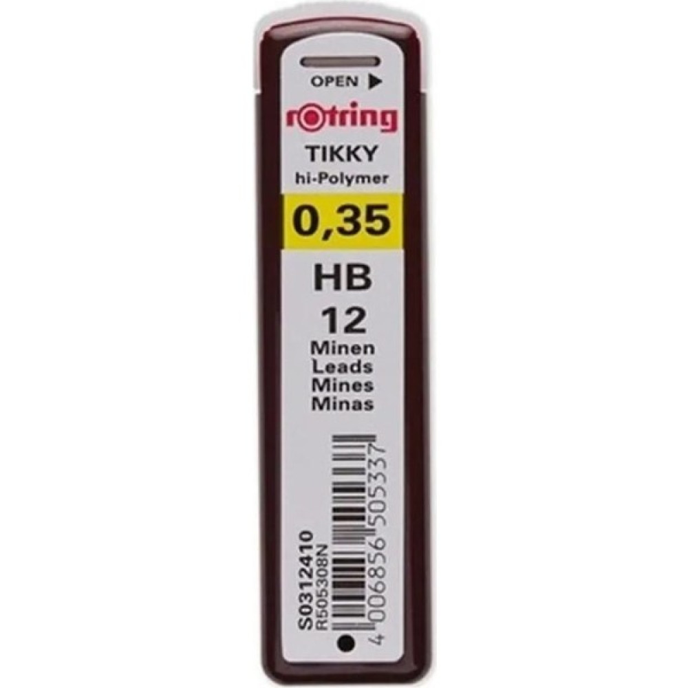 Rotring 0.3 / 0.35 mm Uç Min Siyah 1 Adet Rotring Siyah Kalem Uçu 0.35 mm 1 Adet - HB - 0.35/0.3 mm Kurşun Kalem Ucu (Min) Fiyatı