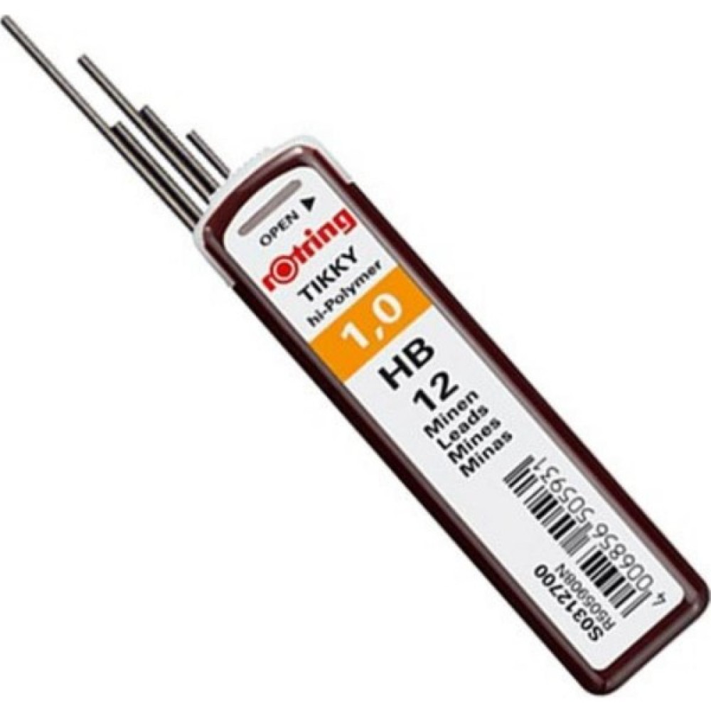 Rotring 0.9 / 1.0 mm Uç Min Siyah 1 Adet Rotring Siyah Kalem Uçu 1,0 mm 1 Adet - Standart Kurşun Kalem Ucu (Min) Fiyatı