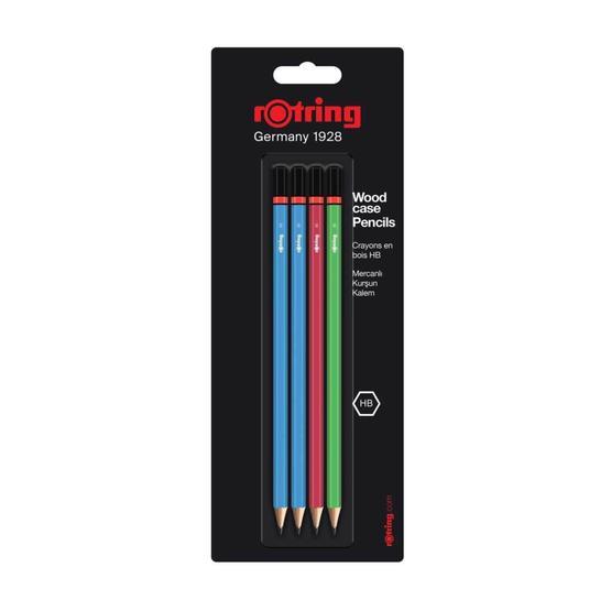 Rotring 4'lü Mercanlı Kurşun Kalem