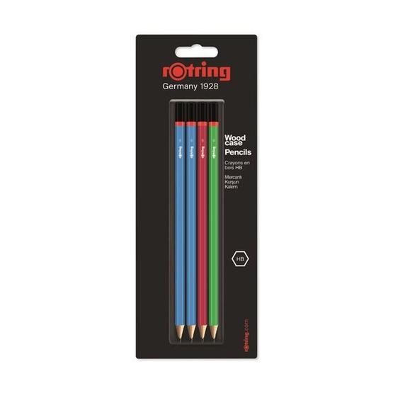 Rotring 4'lü Mercanlı Kurşun Kalem