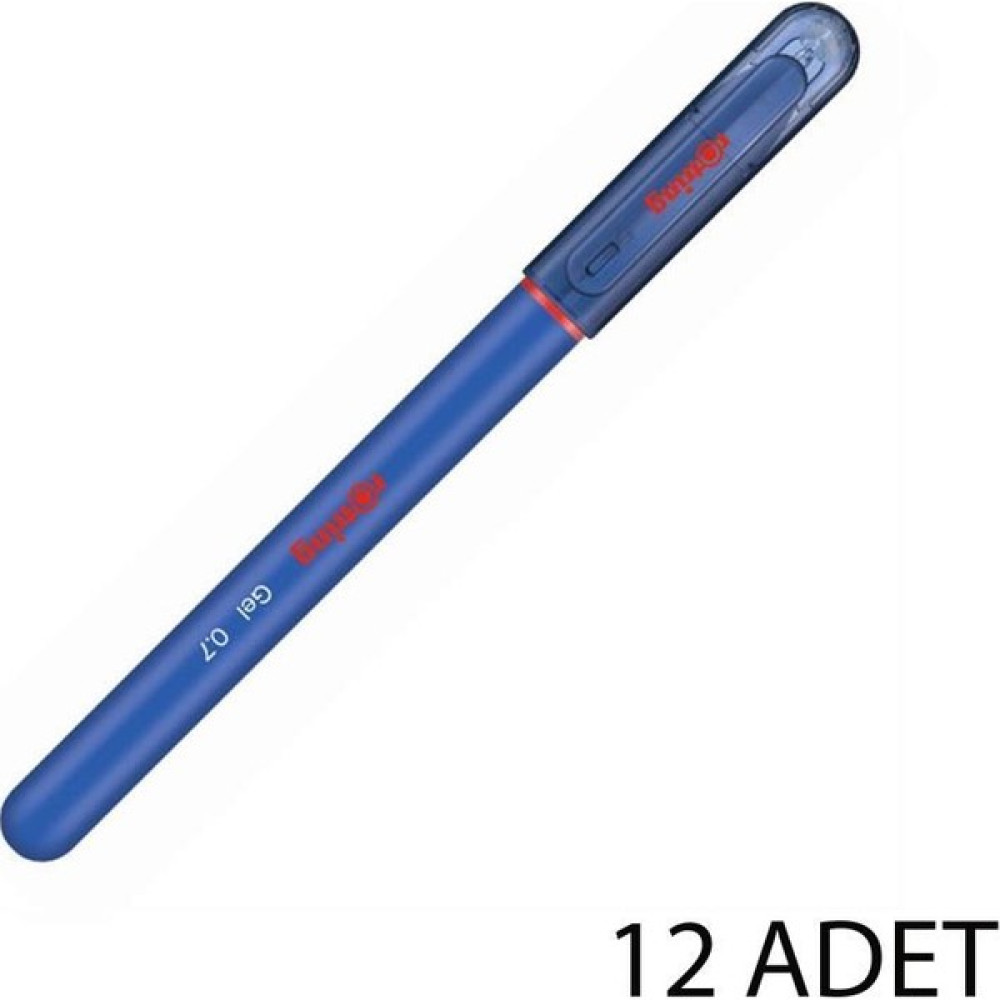 Rotring Jel Mürekkepli Tükenmez Kalem 12'li Mavi Jel Mürekkepli (Roller) Kalem Fiyatı