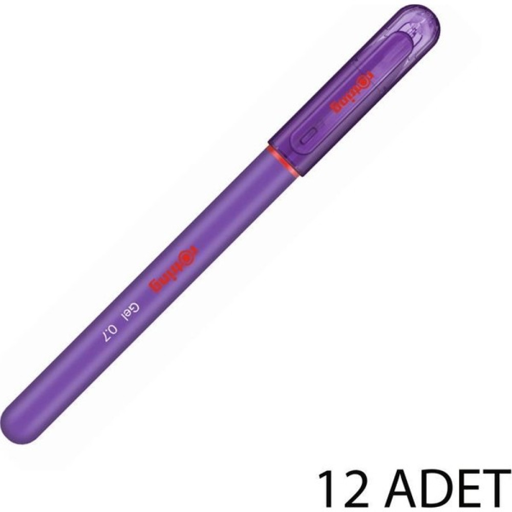 Rotring Jel Mürekkepli Tükenmez Kalem 12'li Mor Tükenmez Kalem Fiyatı