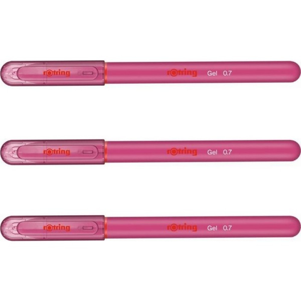 Rotring Jel Mürekkepli Tükenmez Kalem Pembe 3'lü Jel Mürekkepli (Roller) Kalem Fiyatı