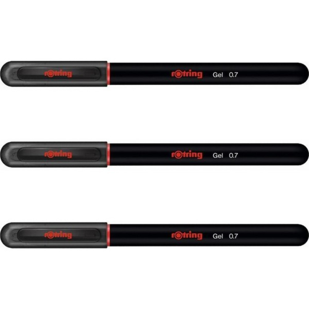 Rotring Jel Mürekkepli Tükenmez Kalem Siyah 3'lü Jel Mürekkepli (Roller) Kalem Fiyatı