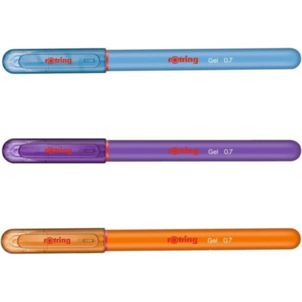 Rotring Jel Mürekkepli Tükenmez Kalem Turuncu Mor A.mavi 3'lü Tükenmez Kalem Fiyatı