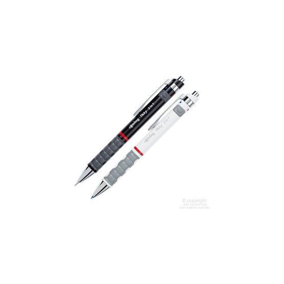 Rotring Tikky 3 İn1 Multifonksiyon Siyah - 07 Versatil Mavi Kırmızı Tükenmez Kalem Seti