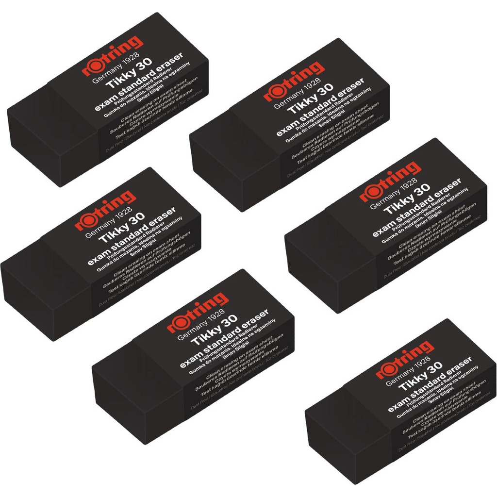 Rotring Tikky 30 Silgi 6 Adet Uzun Ömürlü Kaliteli Malzeme Kullanıcı Dostu Silgi Fiyatı