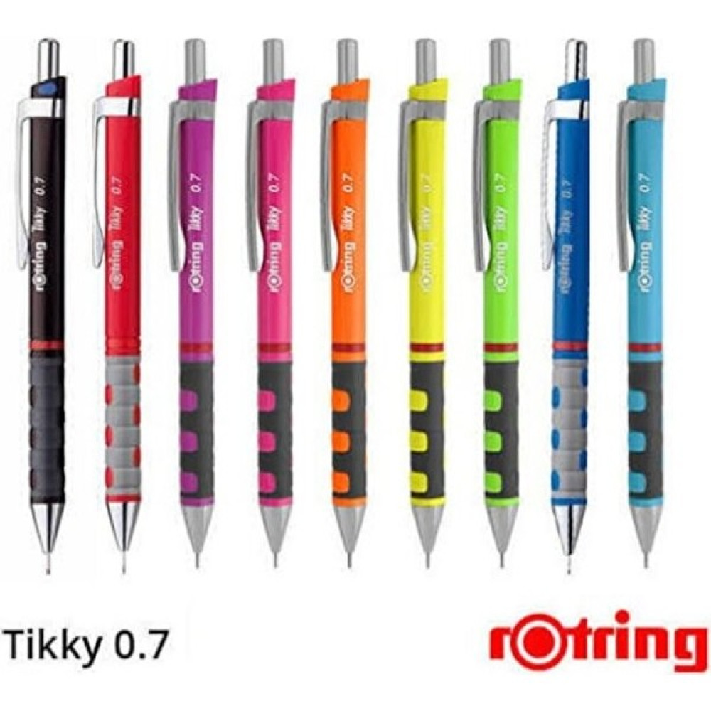 Rotring Tikky Rd 4c Line Versatil Kalem 0.7 mm 9’lu Set - Karışık-Çok Renkli - standart Kesik Uçlu (Kaligrafi) Kalem Fiyatı