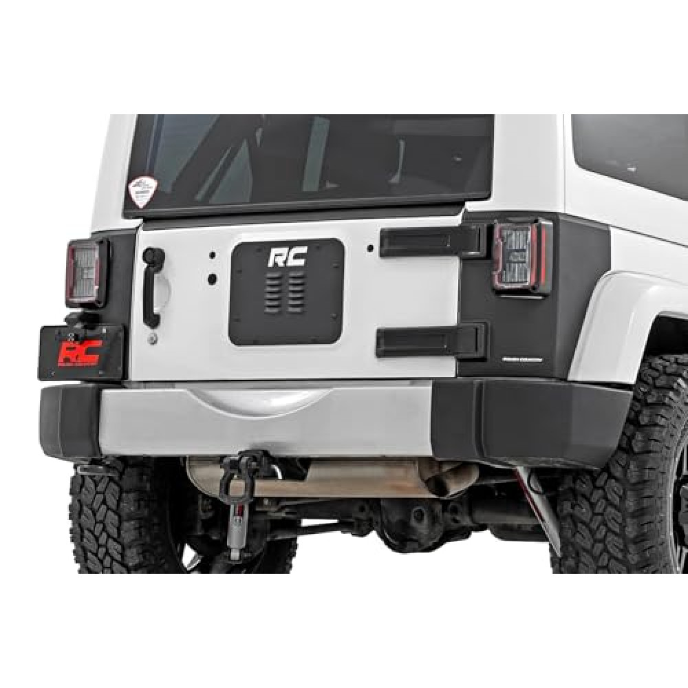 Rough Country Rear Corner Panels Trail Cladding for Jeep Wrangler JK (2007-2018) - UV-Resistant, High-Density Thermoplastic, Easy Install