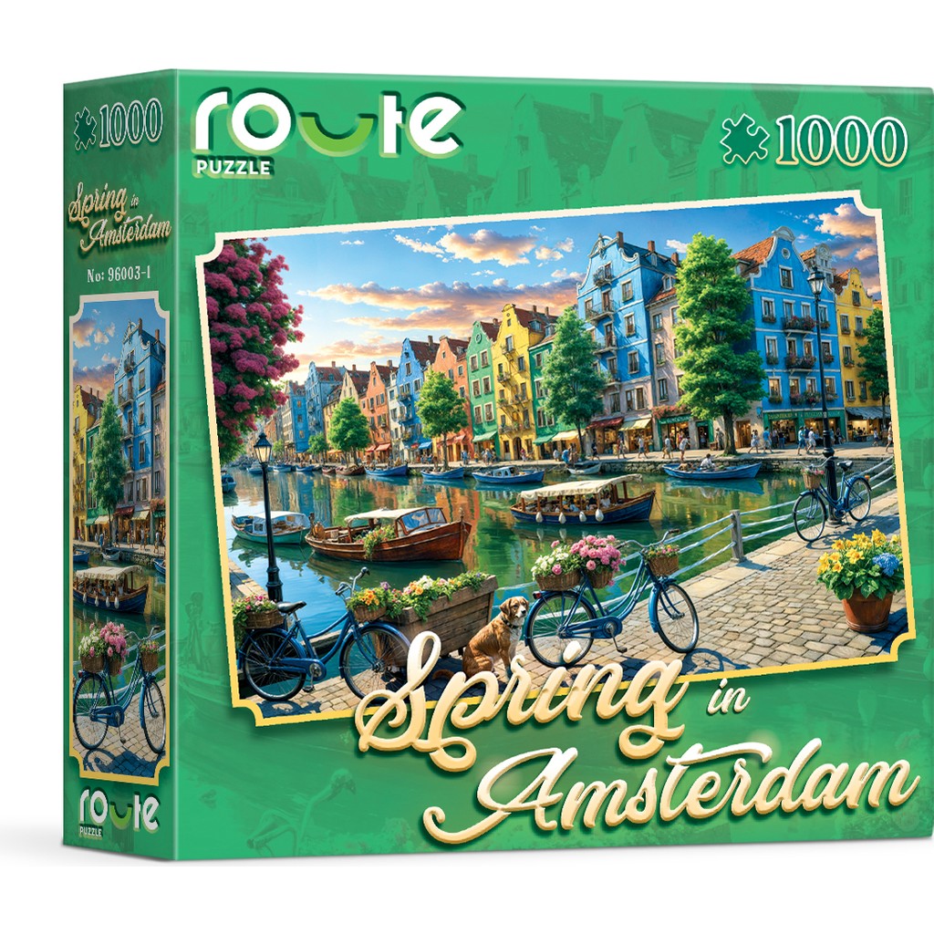 Route Bahar Temalı Puzzle 1000 Parça Orta Zorlukta Parlak Yüzey 48×68 cm Boyutunda Anne Bebek Oyuncak Fiyatı