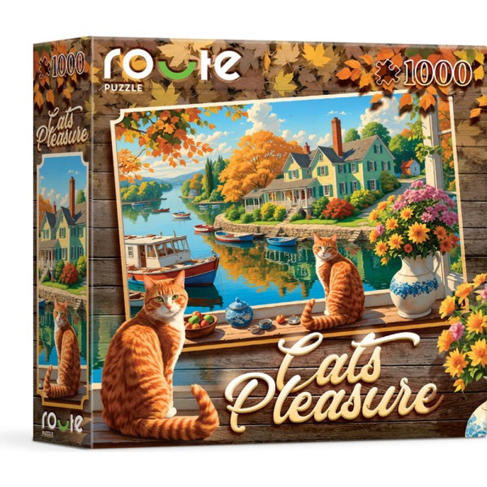 Route Kedilerin Zevki (1000 Parça) Puzzle & Aksesuarları Fiyatı