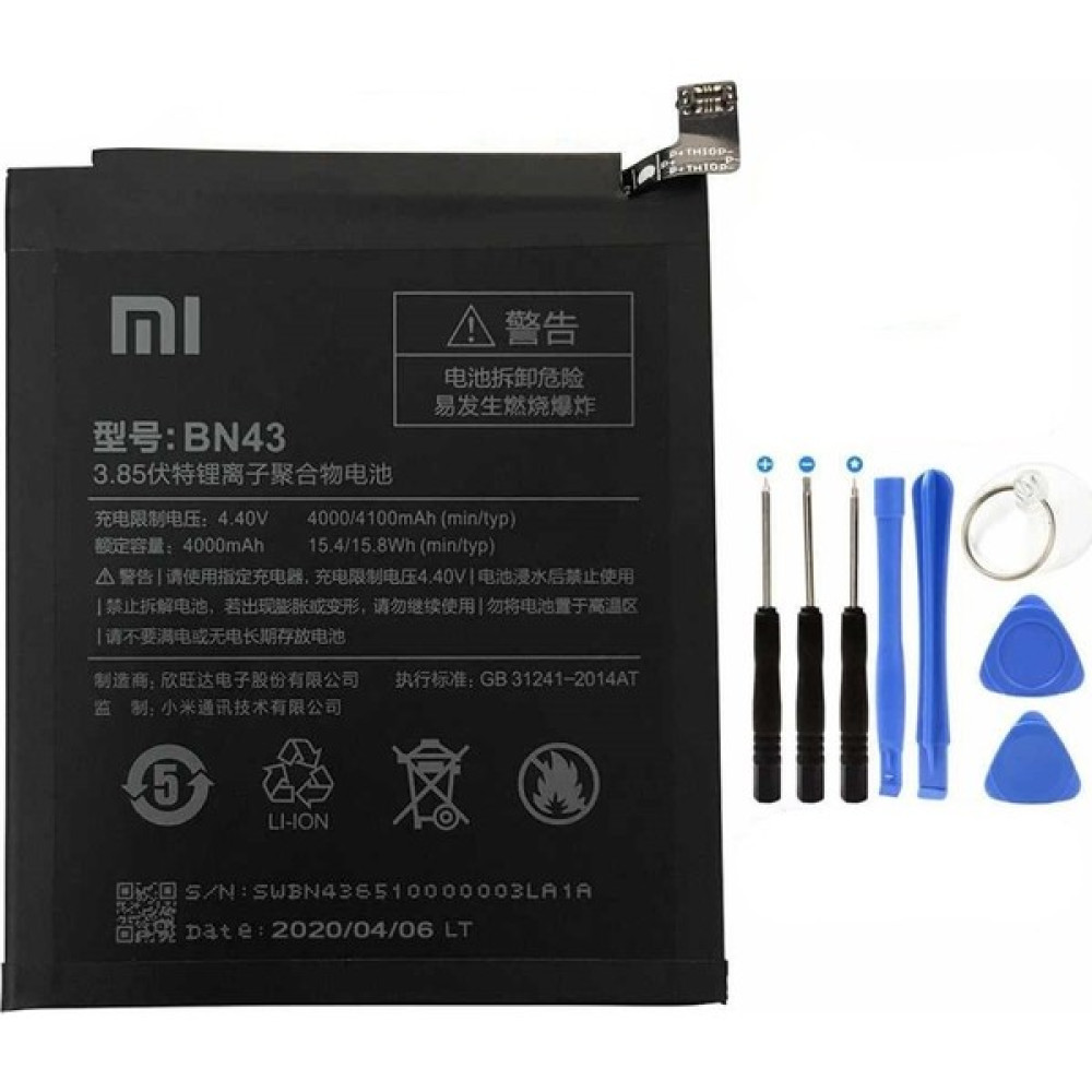 Route Xiaomi Redmi Note 4x - Redmi Note 4 Global BN43 Batarya Pil + Tamir Seti Cep Telefonu Bataryası Fiyatı
