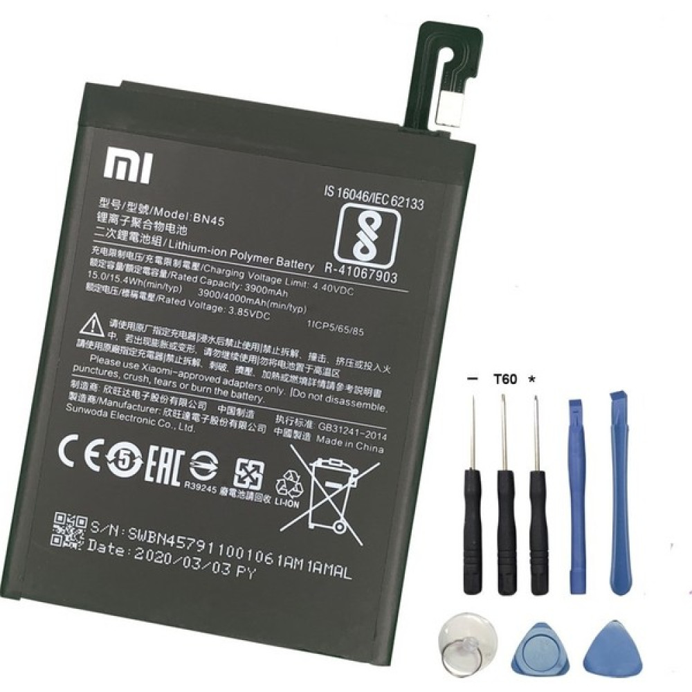 Route Xiaomi Redmi Note 5 - Note 5 Pro BN45 Batarya Pil + Tamir Seti Cep Telefonu Bataryası Fiyatı