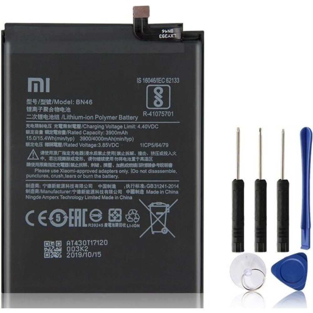 Route Xiaomi Redmi Note 8 - Note 6 BN46 Batarya Pil + Tamir Seti Cep Telefonu Bataryası Fiyatı