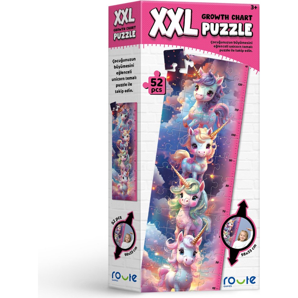 Route Xxl Puzzle Eğlenceli Unicorn 98* 33 cm Anne Bebek Oyuncak Fiyatı