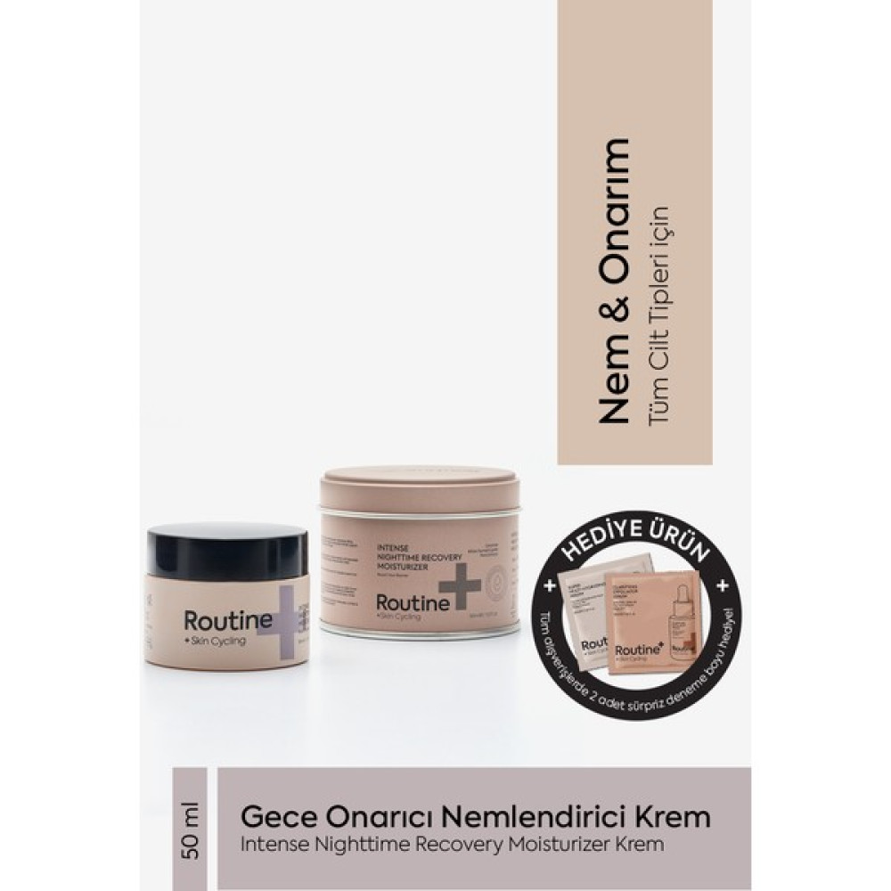 Routine Derinlemesine Onarım Sağlayan Gece Nemlendirici Kremi | Intense Nighttime Recovery Moisturizer Krem Gece Kremleri Fiyatı