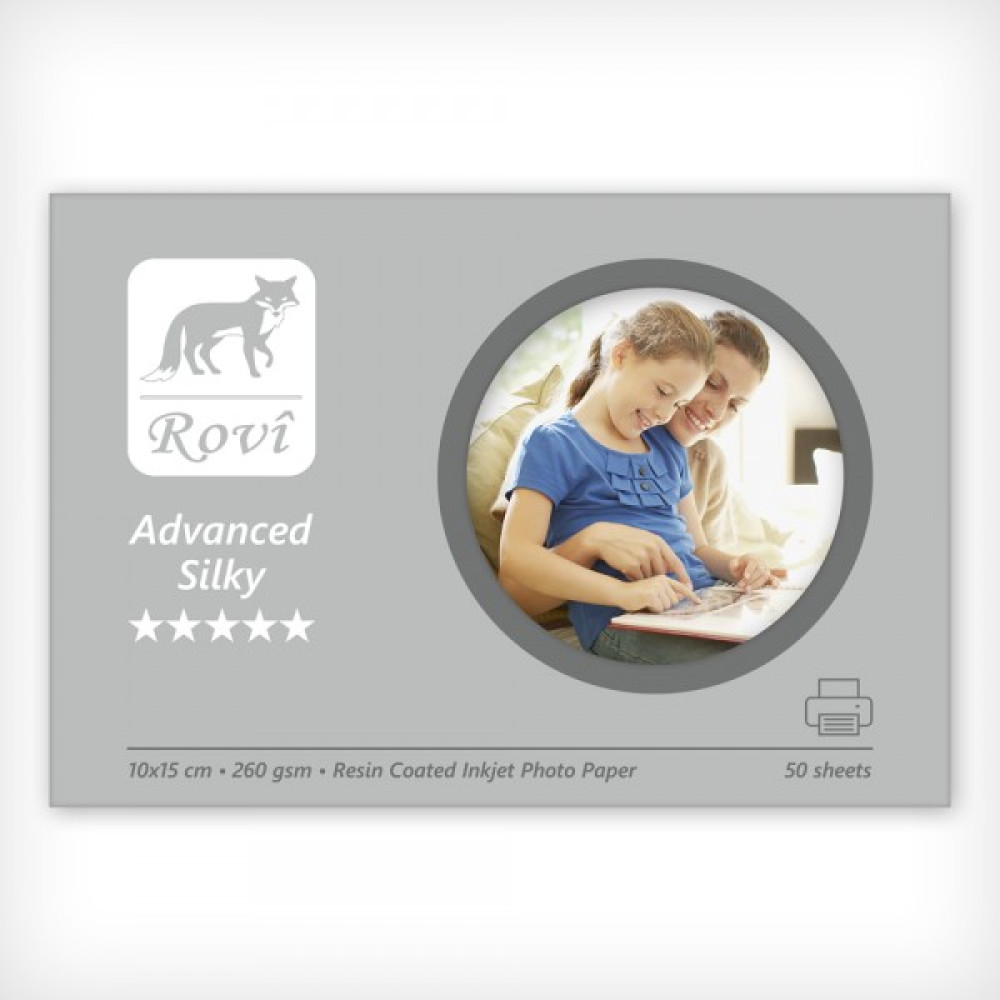 Rovi Advanced İpek Fotoğraf Kağıdı - 260Gsm - 50Yp - 10X15cm Fotoğraf Kağıtları & Asetatlar Fiyatı