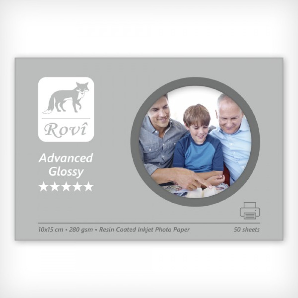 Rovi Advanced Parlak Fotoğraf Kağıdı - 280Gsm - 50Yp - 10X15cm Fotoğraf Kağıtları & Asetatlar Fiyatı
