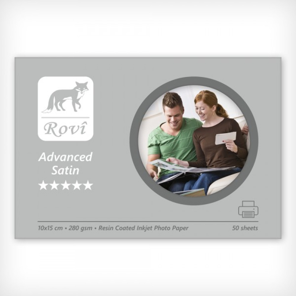 Rovi Advanced Satin Fotoğraf Kağıdı - 280Gsm - 50Yp - 10X15cm Fotoğraf Kağıtları & Asetatlar Fiyatı