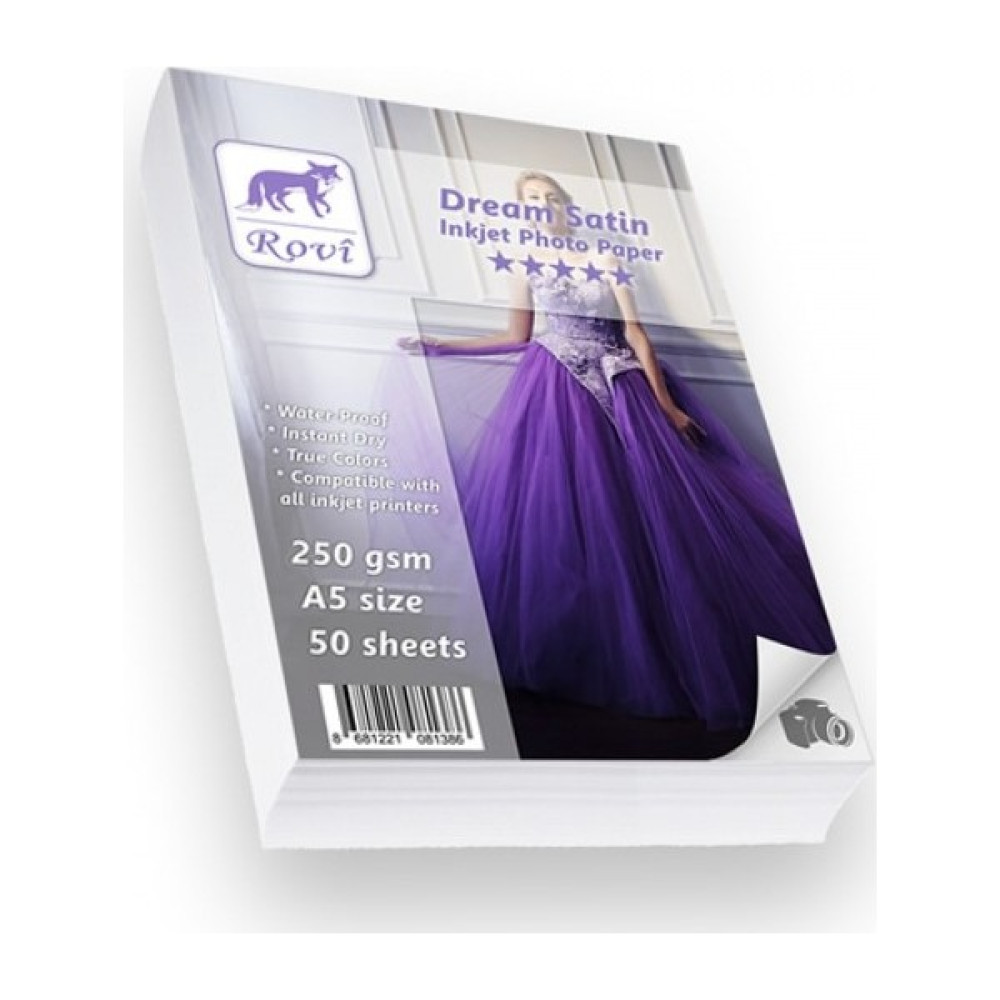 Rovi Dream Satin Fotoğraf Kağıdı 240gsm 50yp A5 Fotoğraf Kağıtları & Asetatlar Fiyatı