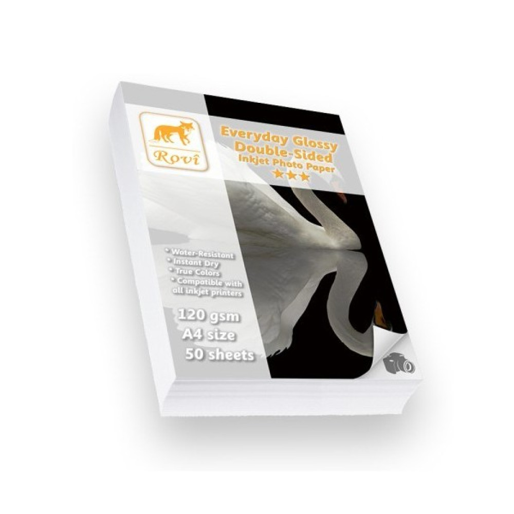 Rovi Everyday Parlak Çift Taraflı Fotoğraf Kağıdı - 120Gsm - 50Yp - A4 Fotoğraf Kağıtları & Asetatlar Fiyatı