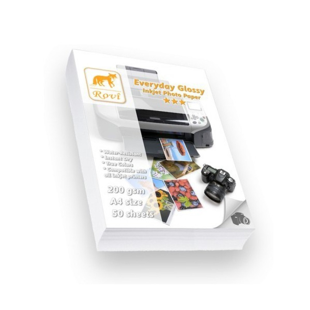 Rovi Everyday Parlak Fotoğraf Kağıdı - 200Gsm - 50Yp - A4 Fotoğraf Kağıtları & Asetatlar Fiyatı