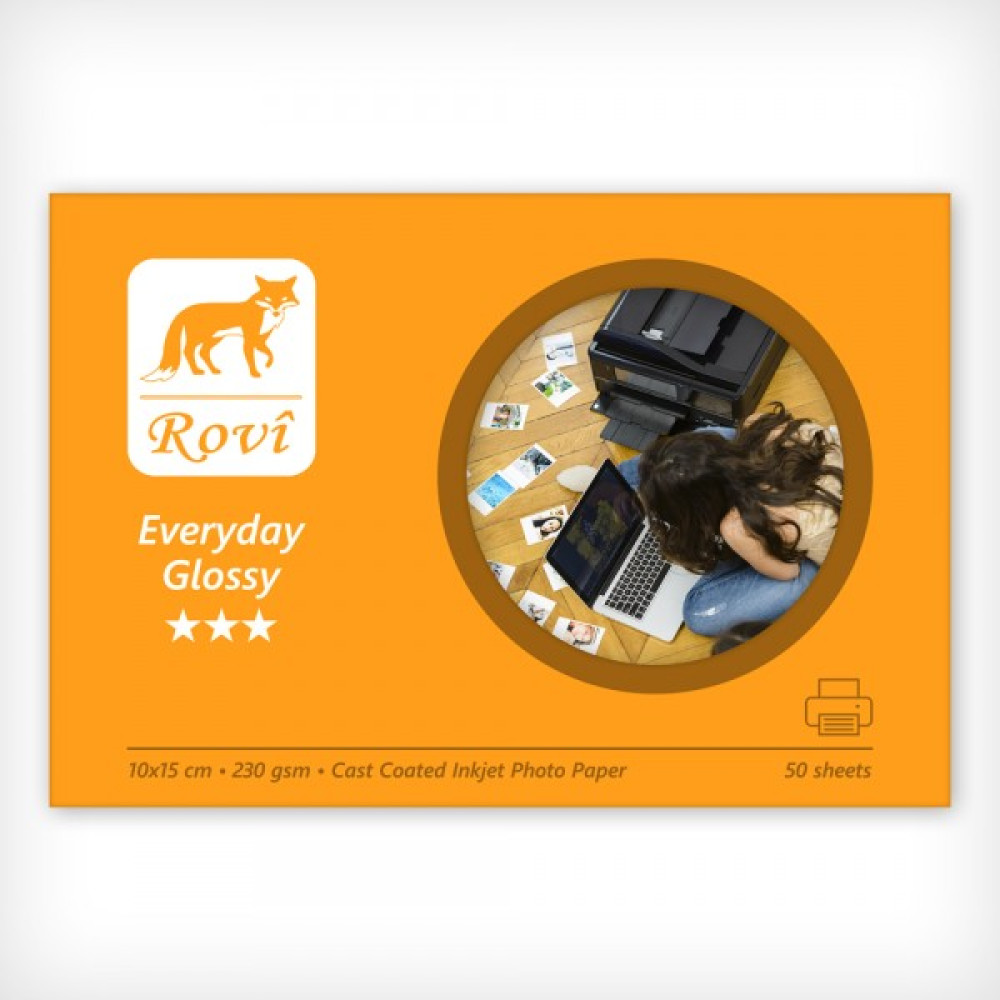 Rovi Everyday Parlak Fotoğraf Kağıdı 230gsm 50yp 10x15 Fotoğraf Kağıtları & Asetatlar Fiyatı