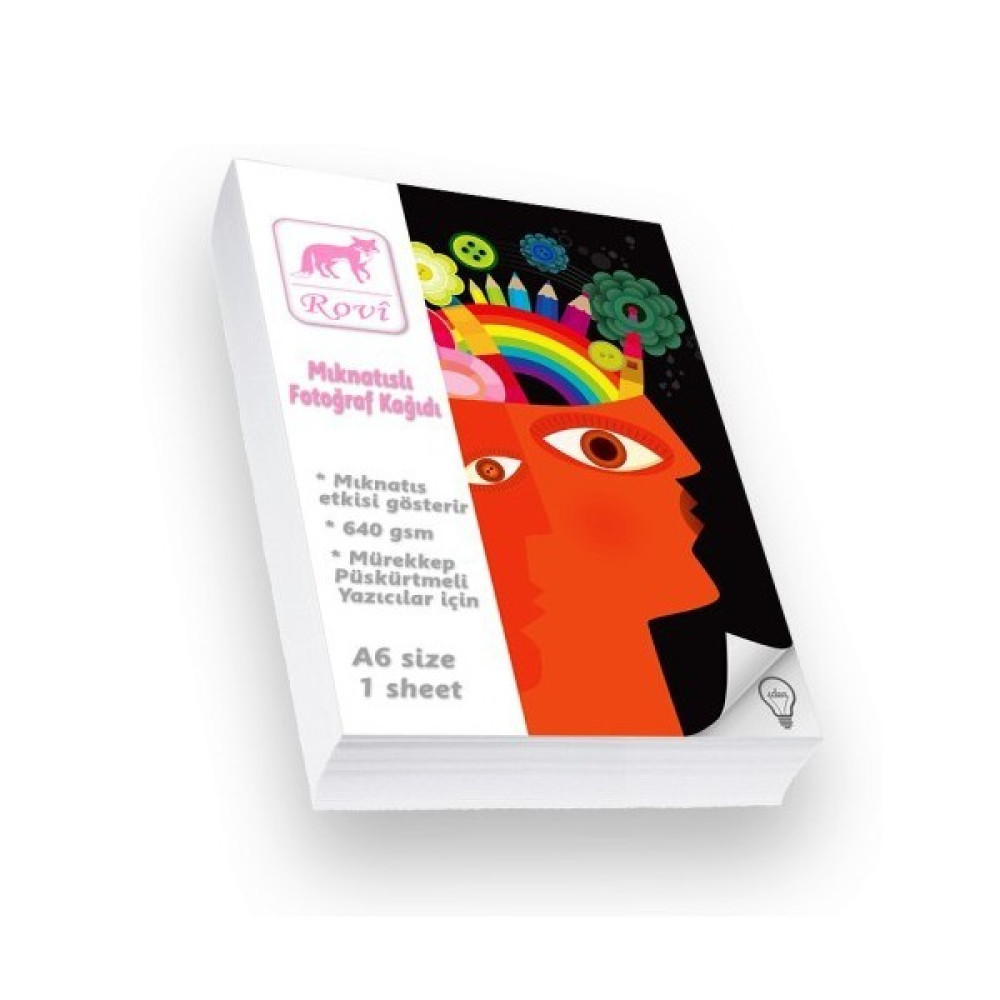 Rovi Fine-Art Mıknatıslı Fotoğraf Kağıdı - 640Gsm - 1Yp - A6 Fotoğraf Kağıtları & Asetatlar Fiyatı