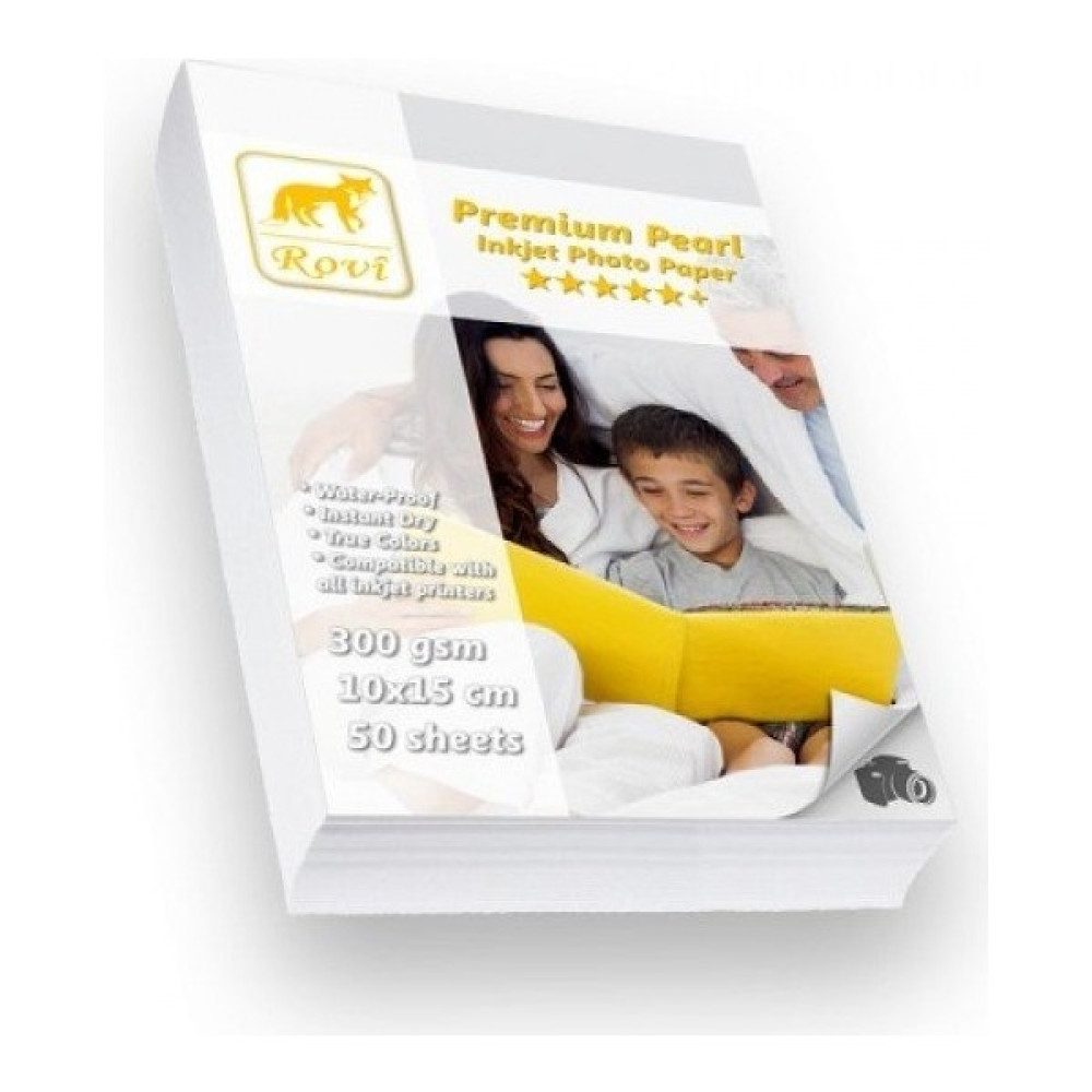 Rovi Premium Inci Fotoğraf Kağıdı 300GR - 50 Yaprak 10 x 15 cm Fotoğraf Kağıtları & Asetatlar Fiyatı