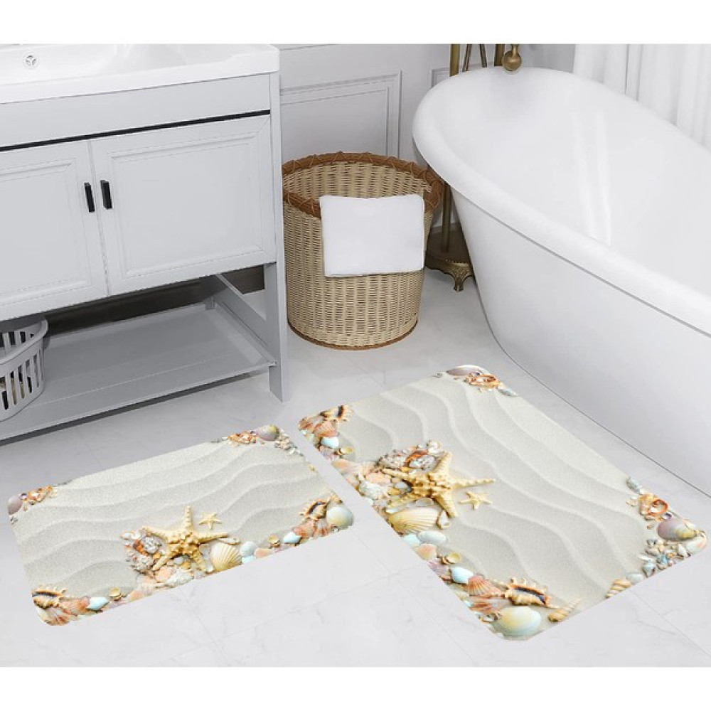 Rovigo Home Dijital Baskılı 2'li Banyo Paspas Takımı RVG5284 Klozet Takımı Fiyatı