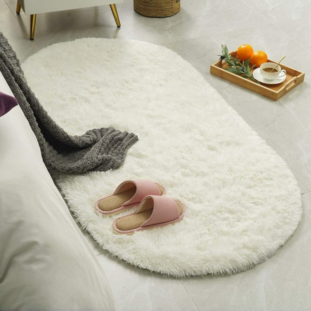Rovigo Home Tüy Dökmez Tavşan Tüyü Post Halı Krem - 80 x 200 cm Salon Halısı Fiyatı