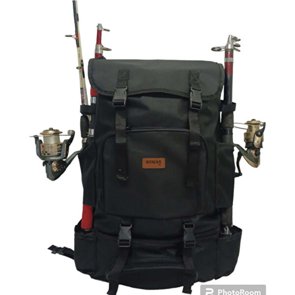 Rowan Çanta Termal Alt Bölmeli Yan Olta Sabitlemeli Siyah Kamp ve Balıkçi Sırt Çantası 62*41*22 cm Ebatlarında Sırt Çantası (Outdoor) Fiyatı