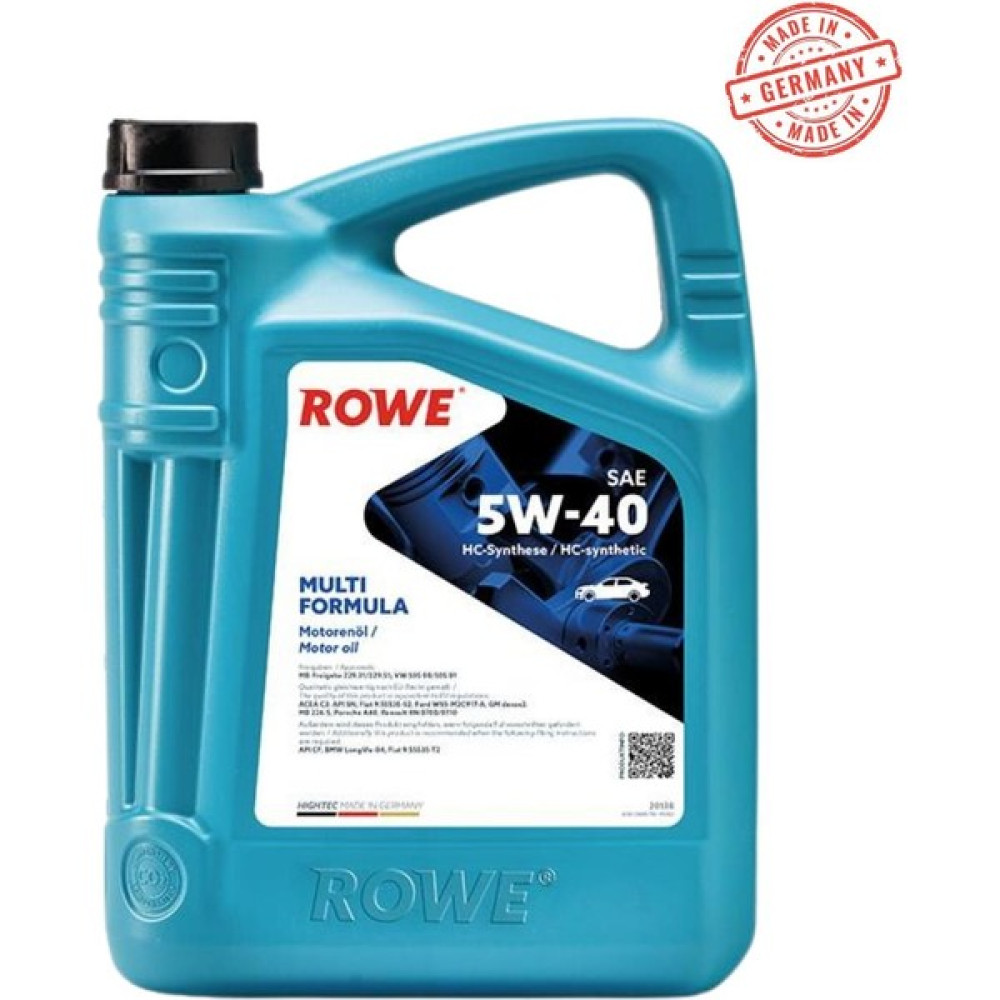 Rowe Hightec Multi Formula Sae 5W-40 5 Litre Motor Yağı ( Üretim Yılı: 2023 ) Motor Yağı Fiyatı