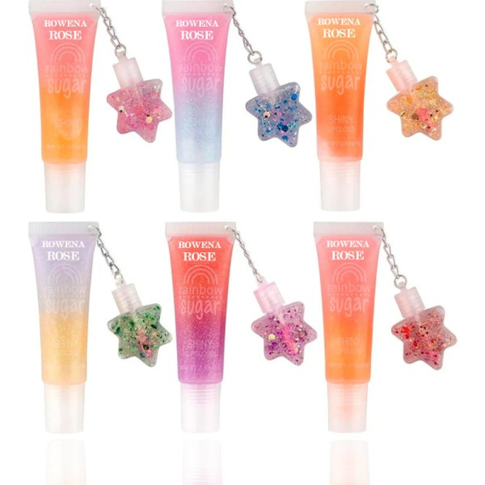 Rowenarose 6'lı Lip Gloss Mini Yıldız Simli Lipgloss Seti Rujlar & Dudak Parlatıcıları Fiyatı