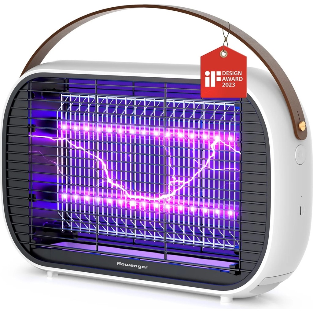 Rowenger MA15C Uv-Led Işıklı 5200MAH Şarjlı + Elektrikli Sivrisinek Öldürücü Lamba Sinek Öldürücü Cız - Beyaz Diğer Fiyatı