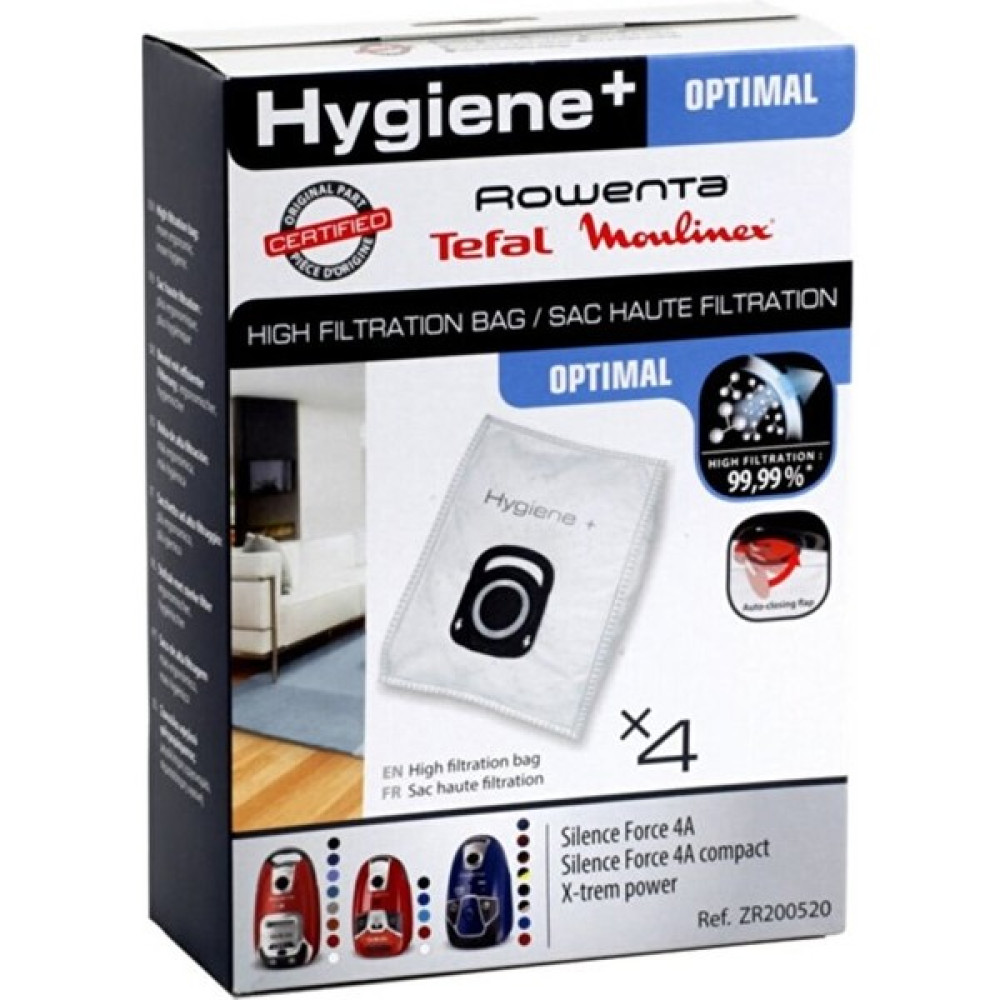 Rowenta RO6383 Silence Force 4A Compact Toz Torbası ZR200540 Elektrikli Süpürge Aksesuarları Fiyatı