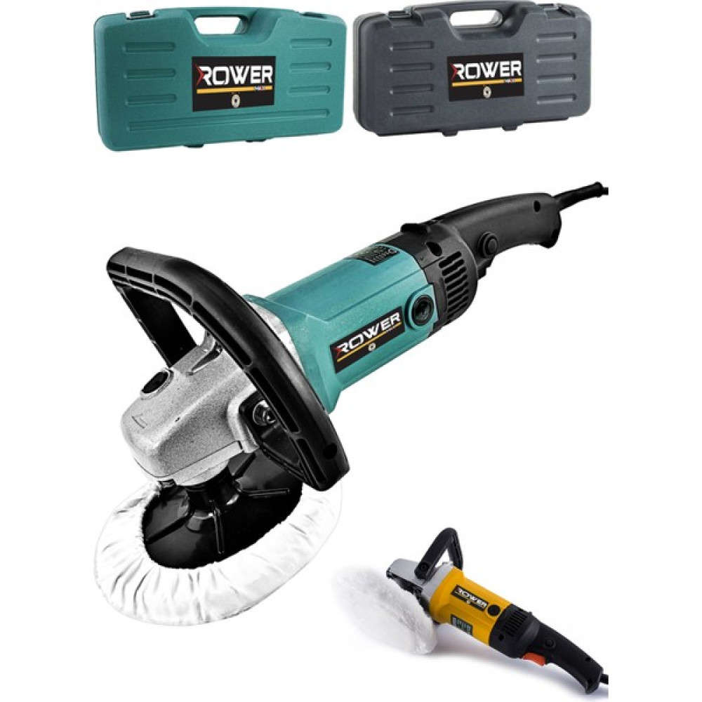 Rower RWRX-1200 Alman Dizayn Devir Ayarlı Elektrikli Polisaj Makinası 1200W Pasta Cila Cila / Polisaj Makinesi Fiyatı