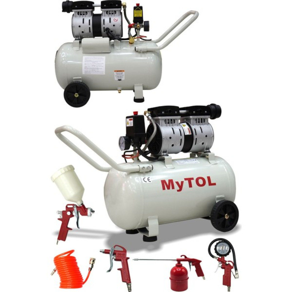 Rowermax 35 Lt Ultra Sessiz Yağsız Hava Kompresörü ve 5 Li Havalı Set 8 Bar Full Set Mytol 35 Litre Kompresör Hava Kompresörü Fiyatı