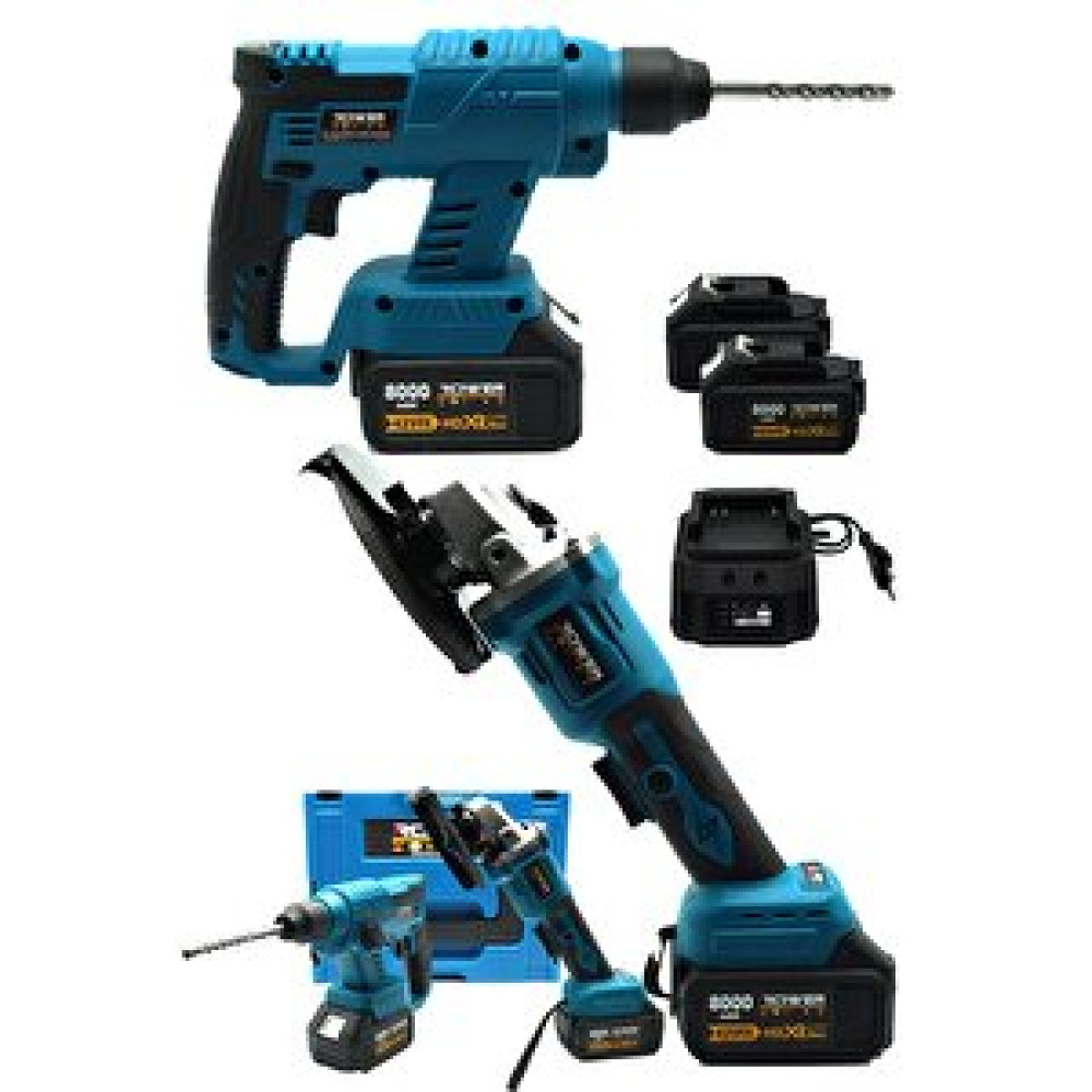 Rowermax 99980vfx 36 V Çift Akülü Hilti -taşlama Seti Kırıcı Delici Taşıma Çantalı Taşlama Makinesi Fiyatı