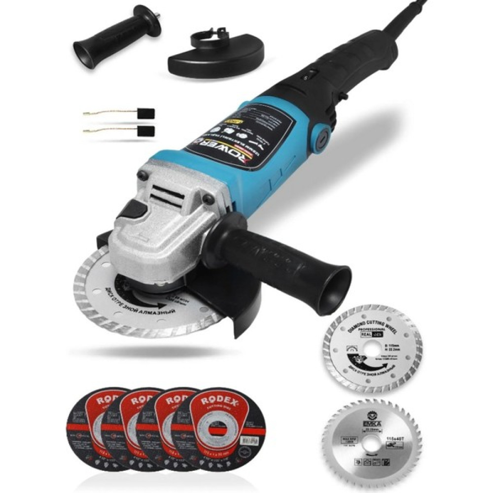Rowermax Alman 3500 Watt Professional Sjs Çift Metal Şanzuman Avuç Içi Taşlama Makinesi Spiral Taşlama Makina Taşlama Makinesi Fiyatı