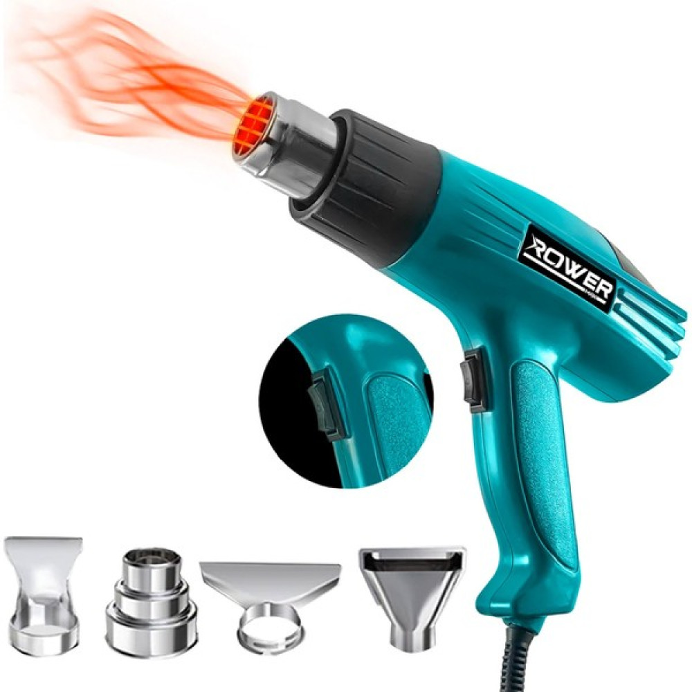 Rowermax RWRX3010M Sıcak Hava Tabancası 3000W Kademeli Otomatik Korumalı Aksesuarlı Oto Boyaları Fiyatı