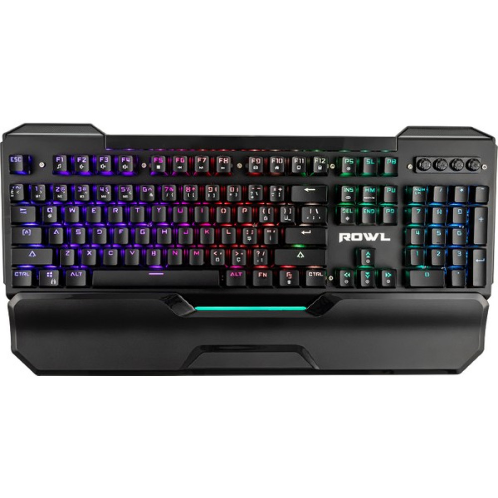 Rowl Rgmk-01 Pulsatrıx USB Rgb Aydınlatmalı Blue Switch Mekanik Klavye - Siyah Oyuncu Klavyesi Fiyatı