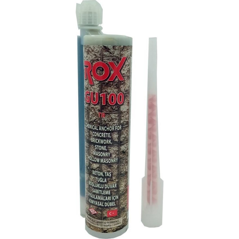 Rox GU100 Tr Epoksi Kimyasal Kartuş Polyester Içerikli 345 ml Diğer Fiyatı